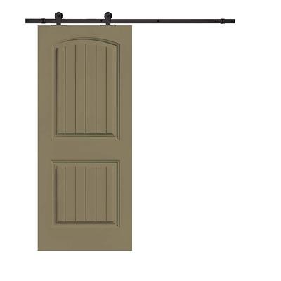 30 x 80 Wood Barn Door, Sliding Barn Door with All Hardware Kit