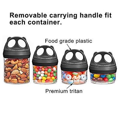 BeneLabel Stackable Food Storage Containers with Twist Lock System -  BPA-Free Tritan Containers for Travel, Formula, Protein Powder, Snacks -  Leakproof & Dishwasher Safe - 31 oz (Black) - Yahoo Shopping