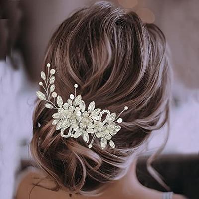 Wedding Hair Combs Pearl Bridal Hair Accessories Hair Side Comb