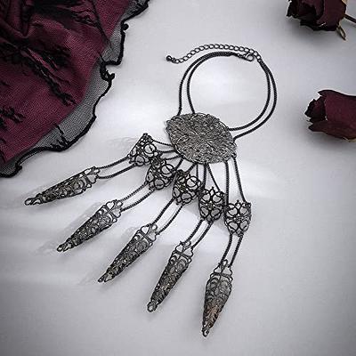 Finger Nail Tip Claw Rings, Ancient Queen Costume Claws Costume