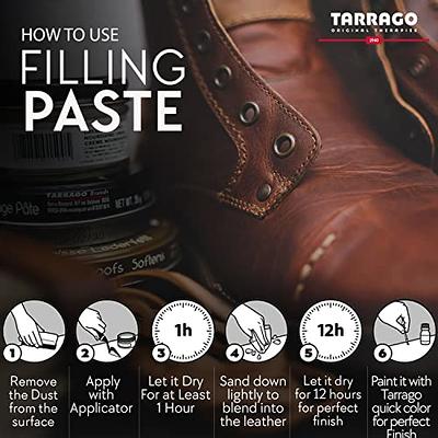 Filling Paste Leather Repair Kit for Furniture, Car Seats, Sofa, Jacket and  Purse,Leather Filler Repair Compound - Leather Restoration Crack, Burns,  Tears, Holes Filler 