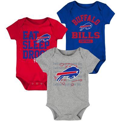 Buffalo Bills Dream Team Newborn & Infant Bodysuit, Pants & Hat Set -  White/Royal