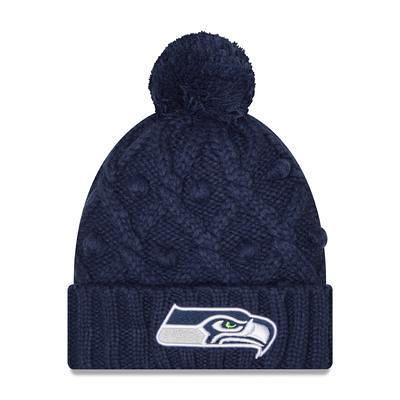 Lids Seattle Seahawks '47 Youth Playground Cuffed Knit Hat With Pom -  Gray/College Navy