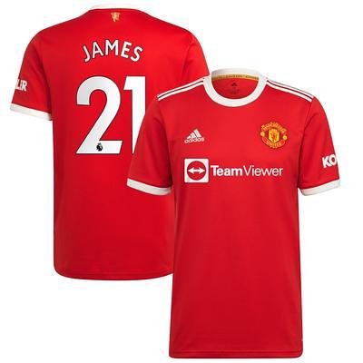 Luke Shaw Manchester United adidas 2022/23 Away Replica Player Jersey -  White