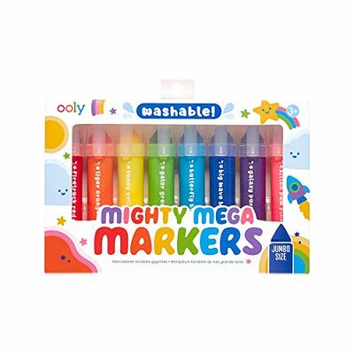 Ooly Thick Washable Markers with Jumbo Grip, Washable Toddler Markers,  Mighty Mega Triangle Tip Markers for Toddlers, Kids Markers Washable with  Jumbo Barrel, Markers for Little Hands [TRIANGLE TIP] - Yahoo Shopping