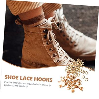 SEWACC 40 Pcs Shoe Boots Diy Buckle Lace Kit Purse Wall Hook