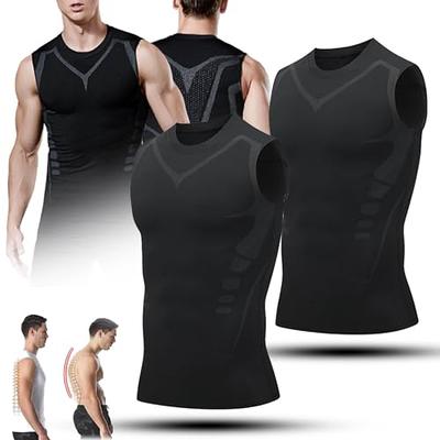 MENIONIC Tourmaline PostureCorrector Vest, Tourmaline Posture Corrector  Vest, Ionic Shaping Sleeveless Shirt