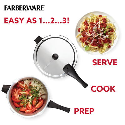 Farberware 6-Quart Aluminum Stovetop Pressure Cooker, 15 PSI - Yahoo  Shopping