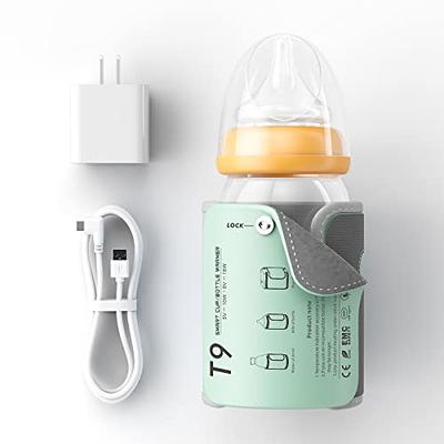 Tommee Tippee Closer to Nature Portable Travel Baby Bottle and Food Warmer,  Stainless Steel Flask