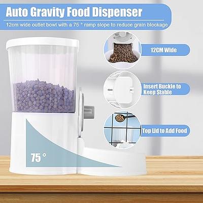 Automatic Pet Dog Food Dispenser With Feeder Bowl Hanging Gravity