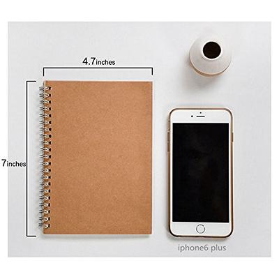 Sketch Books Note Pad Blank Page Journal Journals Kids Notepads A6 Spiral  Notebook Soft Cover Diary