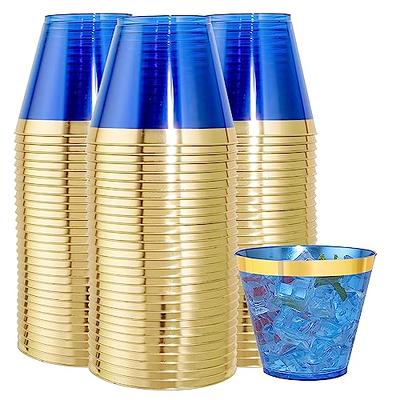 I00000 100PCS Gold Plastic Cups,10 oz Clear Plastic Cups with Gold Trim,  Heavy-Duty Disposable Hard Plastic Cups For Party, Premium Gold Rimmed Plastic  Cups Perfect for Wedding & Christmas - Yahoo Shopping