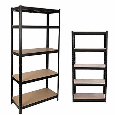 VEVORbrand Stainless Steel Shelving 48x18.5 inch 5 Tier Adjustable Shelf  Storage Unit Heavy Duty Shelving for Kitchen Commercial Office Garage  Storage