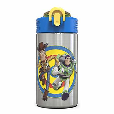 Zak Designs 14oz Recycled Stainless Steel Vacuum Insulated Kids' Water Bottle 'Bluey