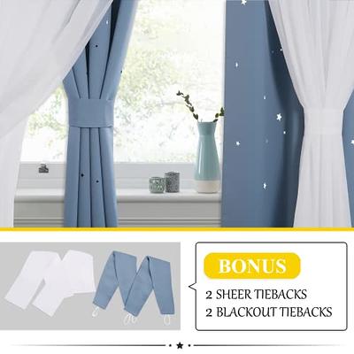 NICETOWN Kids Curtains Blackout Curtains for Bedroom Baby Window