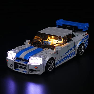 BrickBling LED Light for Lego Speed Champions Fast & Furious Nissan Skyline  GT-R (R34) Toy Car Building Set, DIY Lighting Kit for Lego 76917 (No Model)  - Yahoo Shopping