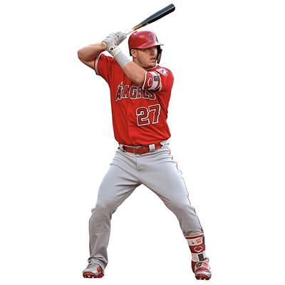 Mike Trout Los Angeles Angels Unsigned Walking to Bat Photograph