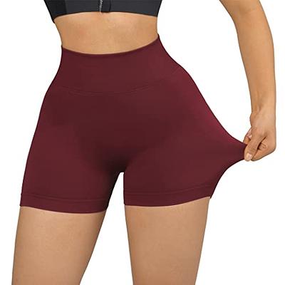  MOREFEEL 3 Pack Biker Shorts Women-High Waisted Butt