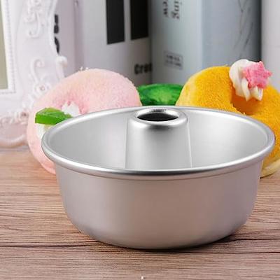 Luxshiny Cake Baking Pan Angel Food Cake Pan with Removable Bottom Tube Pan  Nonstick Pound Cake Pans Cheesecake Pan for Baking Loose Bottom Cake Pan