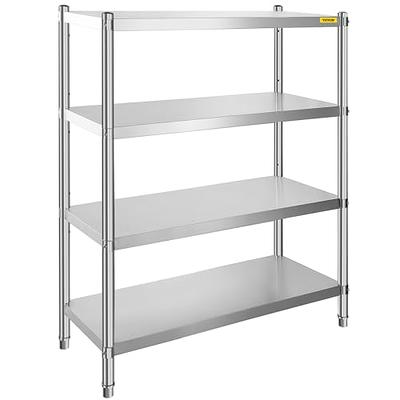 Finnhomy Heavy Duty 6 Tier Wire Shelving Unit with Wheels 18x18x72-inc