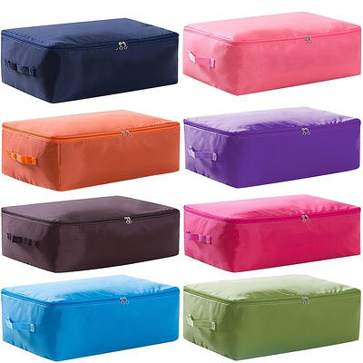 Large Clothes Storage Bags, Closet Organizer Containers With Handles, Storage  Bag For Blanket Comforters Bedding - Temu