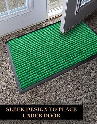 Durable Welcome Mat Outdoor,17x30 Inch Heavy Duty Non-Slip Rubber Front  Door Mat Outside Door Mat Entrance Rug,Apply to Home High Traffic  Area,Porch