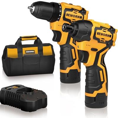 SnapFresh Cordless Drill - 20V Cordless Drill with Battery and