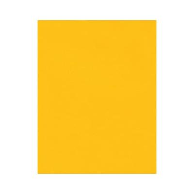 LUX 100 lb. Cardstock Paper, 8.5 x 11, Sunflower Yellow, 50