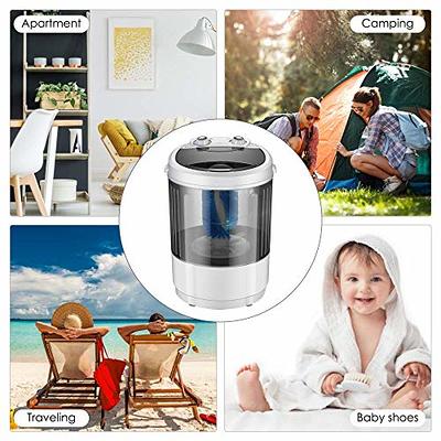 9L 7.6LBS Mini portable washing machine, Foldable washing machine with spin  dryer, Portable washer dryer, Perfect for underwear, kids or pets Clothes,  RV, apartments, Camping, Travelling (ABS kit A) - Yahoo Shopping