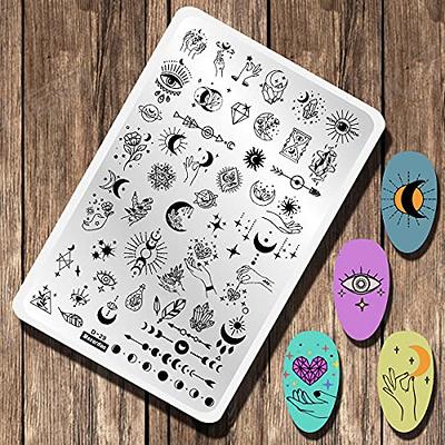 Mix Logo Nail Stamping Plates