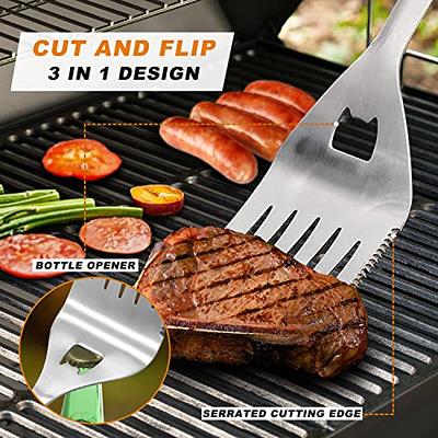 POLIGO 5PCS BBQ Grill Accessories for Outdoor Grill Set Stainless