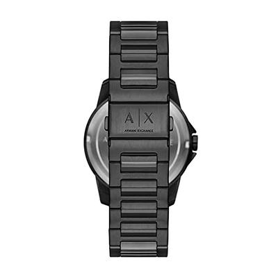 A|X ARMANI EXCHANGE Men\'s Moonphase Multifunction Black Stainless Steel  Watch (Model: AX1738) - Yahoo Shopping