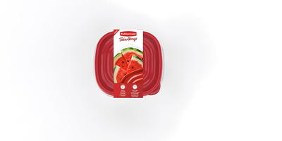 Rubbermaid, Modular Flip-Top Cereal and Food Storage Container, Red, 22 Cup  NEW