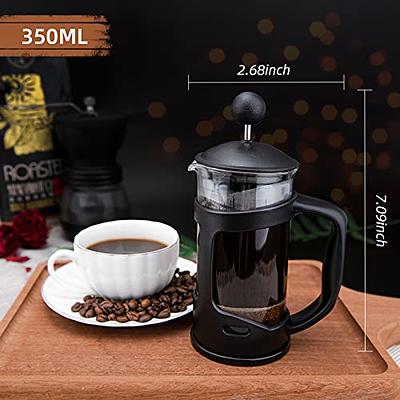 RAINBEAN Mini French Press Coffee Maker 1 Cups, 12oz Coffee Press, Perfect  for Coffee Lover Gifts Morning Coffee, Maximum Flavor Coffee Brewer with  Stainless Steel Filter, 350ml - Small - Yahoo Shopping