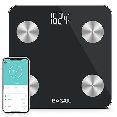 Scales for Body Weight and Fat, Lescale Large Display Weight Scale, High  Accurate Body Fat Scale Digital Bluetooth Bathroom Scale for BMI Heart  Rate, 15 Body Composition Analyzer Sync with Fitness App