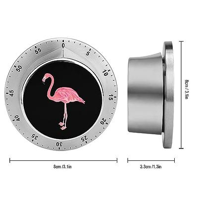 Pink Flamingo Bird Kitchen Timer Mini Timer Cooking Timer Clock