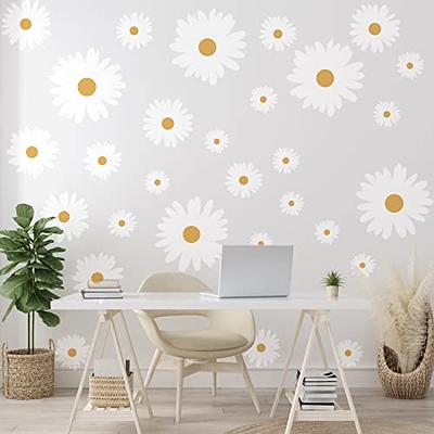 White Daisy 3 inch Decal