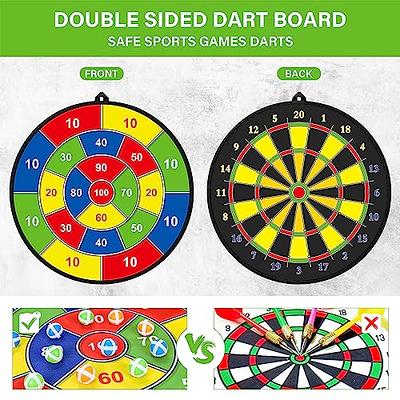  Dart Board for Kids - 29 Double-Sided Velcro Dart Board, Board  Games with Sticky Balls and Darts, Indoor/Outdoor Party Game Toys, Birthday  Gifts for 3 4 5 6 7 8 9