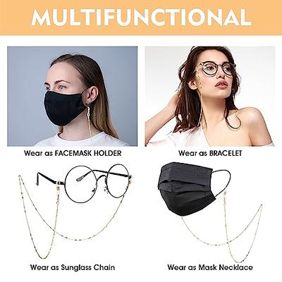 WLLHYF Eyeglass Chains for Women 1 Pc Metal Eyeglasses Sunglasses Chain  Hanger 75cm Strap Holder Around Neck Glasses Chain Face Mask Lanyard  Necklace for Girls - Yahoo Shopping