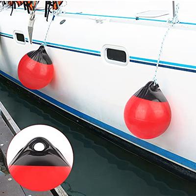 YLVERX Pair of Boat Mooring Buoys, Marine Grade Inflatable Vinyl Round  Pontoon Boat Fenders Ball, Boat Bumpers for Docking, Dock Floats, Fishing  Marker Buoys/Swim Buoy/Anchor Ball - Yahoo Shopping
