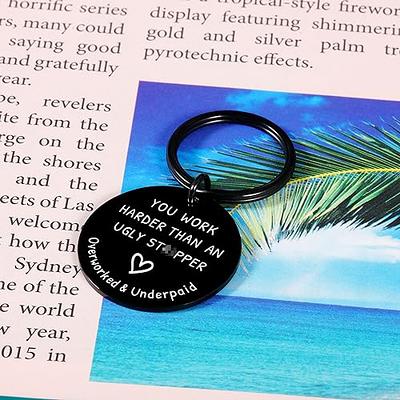  Funny Gift for Work Bestie Hard Working Gifts Employee  Appreciation Gifts for Women Men Retirement Farewell Leaving Keychain for  Friend Coworker Colleagues Boss Day Christmas Gift for Best Friend :  Clothing