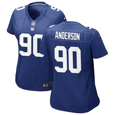 Men's Nike Royal New York Giants Classic Vapor Elite Custom Jersey