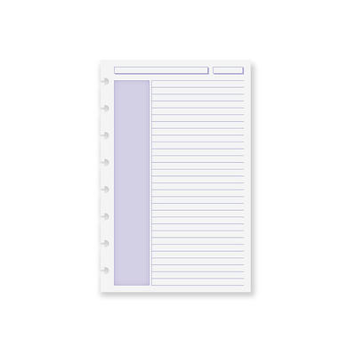 Circa Shaded Annotation Ruled Refill (100 sheets) - Lavender / Junior -  Yahoo Shopping