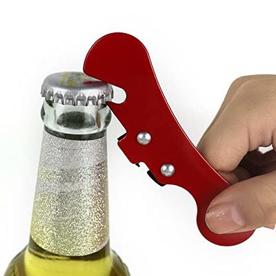 2Pcs Travel Easy To Carry Multifunctional Household Beverage Can Opener  Bottle Opener Beer BLACK