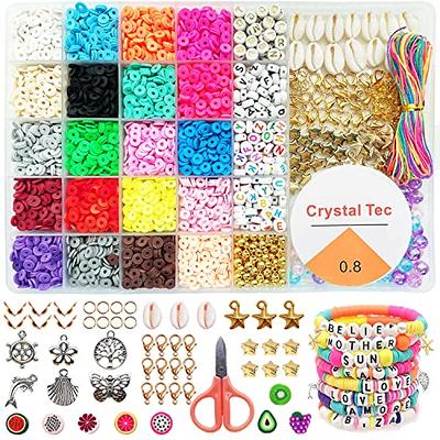 Bracelet Making Kit,6200pcs Clay Beads for Bracelets Making,Toys