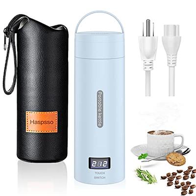 Boiling Hot Water Kettle Electric Automatic Shut Off,Portable Water Heater  Boiler Stainless Steel Kettle Electric,Travel Coffee Tea Pot Electric