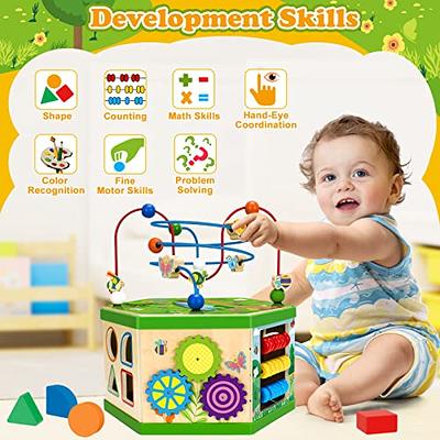 Montessori Toys for Kids 1 Year Old Baby Books Learning Education 3D Q –  The Sidetracked Parent