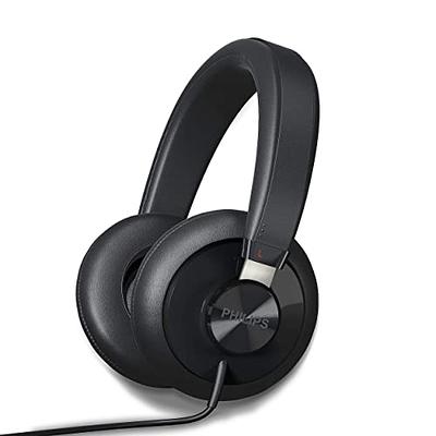  PHILIPS Over Ear Open Back Stereo Headphones Wired with  Detachable Audio Jack, Studio Monitor Headphones for Recording Podcast DJ  Music Piano Guitar (SHP9600) : Musical Instruments