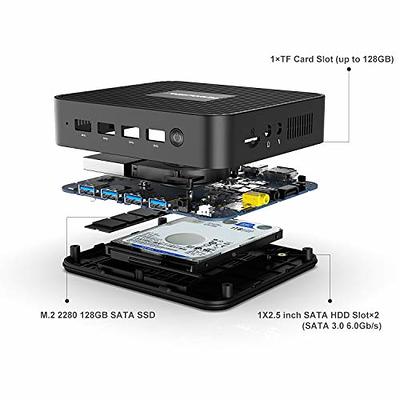 Mini PC RGB AK1 Plus, Intel N95(up to 3.4GHz) 12th Gen Processor