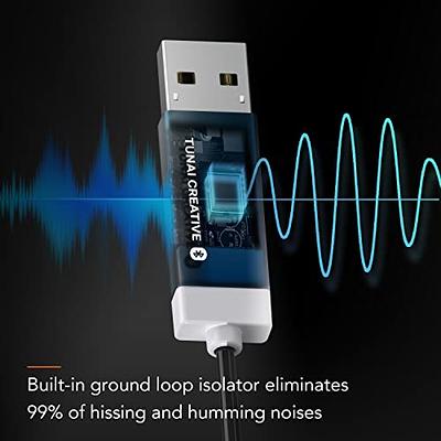 Bluetooth Receiver, Smallest USB Wireless Audio Bluetooth 5.0 Adapter with  3.5mm AUX for Car/Home Stereo Music Streaming; Auto On, No Charging Needed
